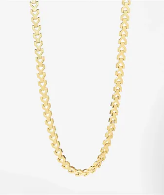 The Gold Gods Y-Link 22" Yellow Gold Necklace
