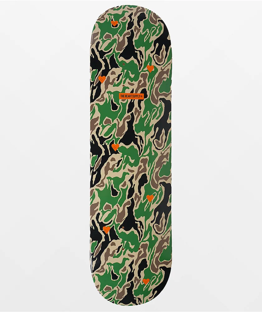 The Heart Supply Society Red  8.25" Skateboard Deck 