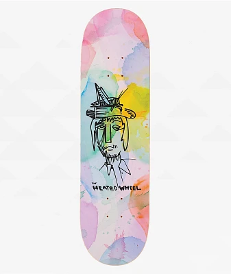 The Heated Wheel Grasshopper Guy 8.0" Skateboard Deck
