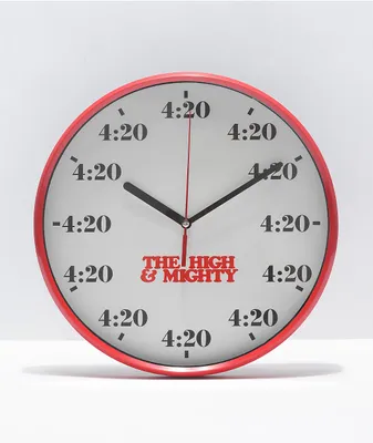 The High & Mighty 420 Wall Clock