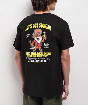 The High & Mighty Golden Nug Black T-Shirt