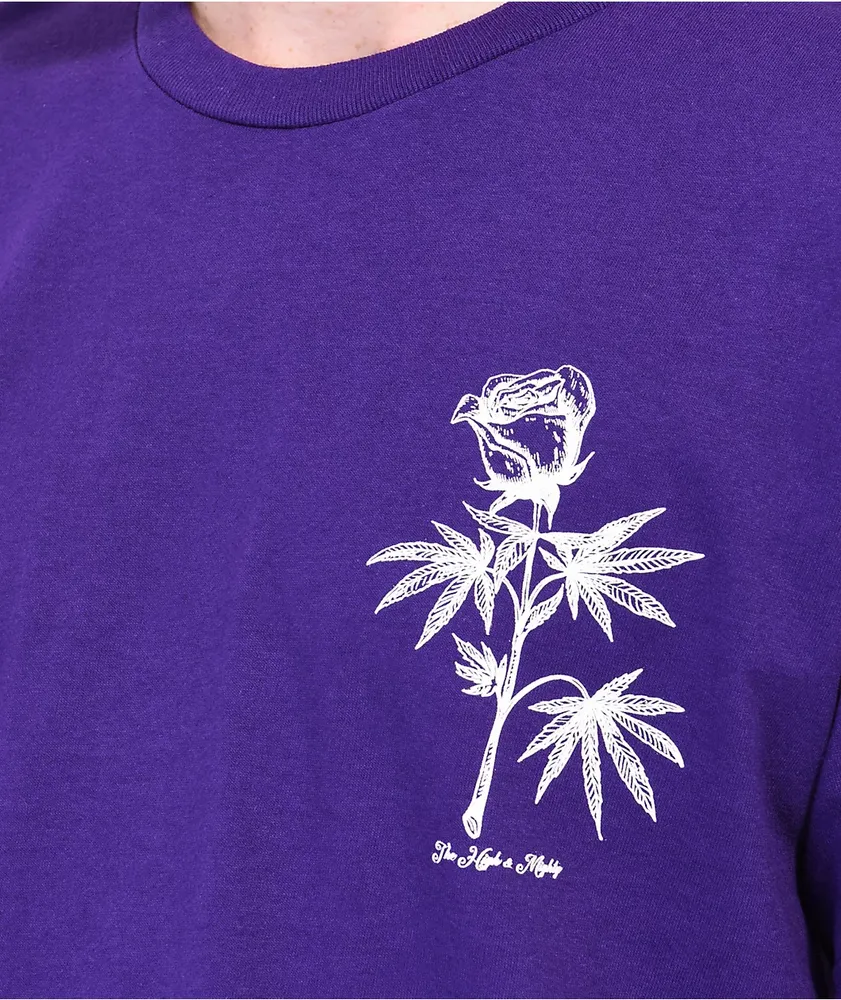The High & Mighty Rosebud Purple T-Shirt