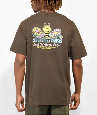 The High & Mighty Sticky Icky Brown T-Shirt