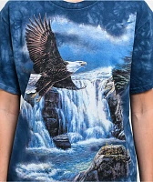 The Mountain Majestic Flight Blue Tie Dye T-Shirt