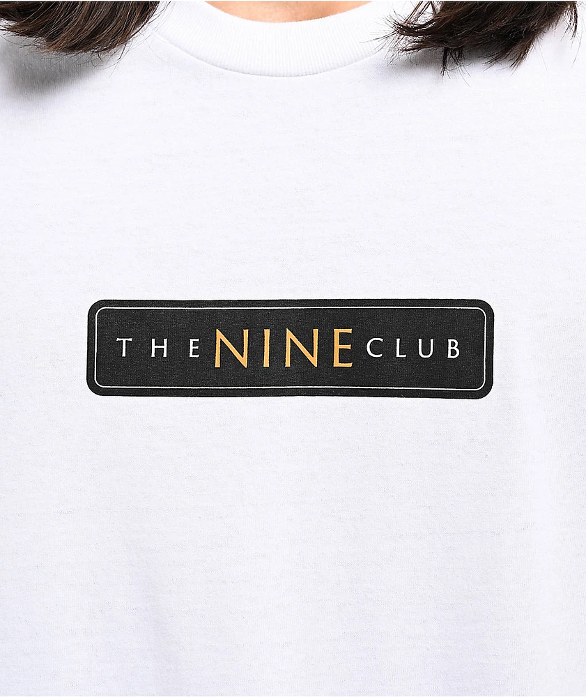 The Nine Club OG Bar Logo White T-Shirt