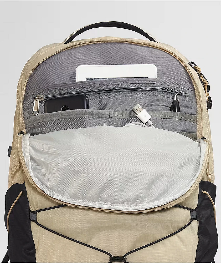 The North Face Borealis Gravel & Black Backpack