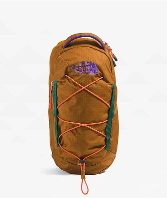 The North Face Borealis Timber Tan, Radiant Orange & TNF Purple Sling Bag