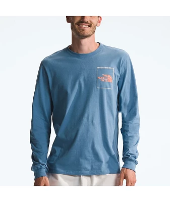 The North Face Brand Proud Blue Long Sleeve T-Shirt