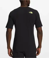 The North Face Coordinates Black & Neon T-Shirt