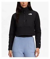 The North Face Denali Black Crop Zip Jacket