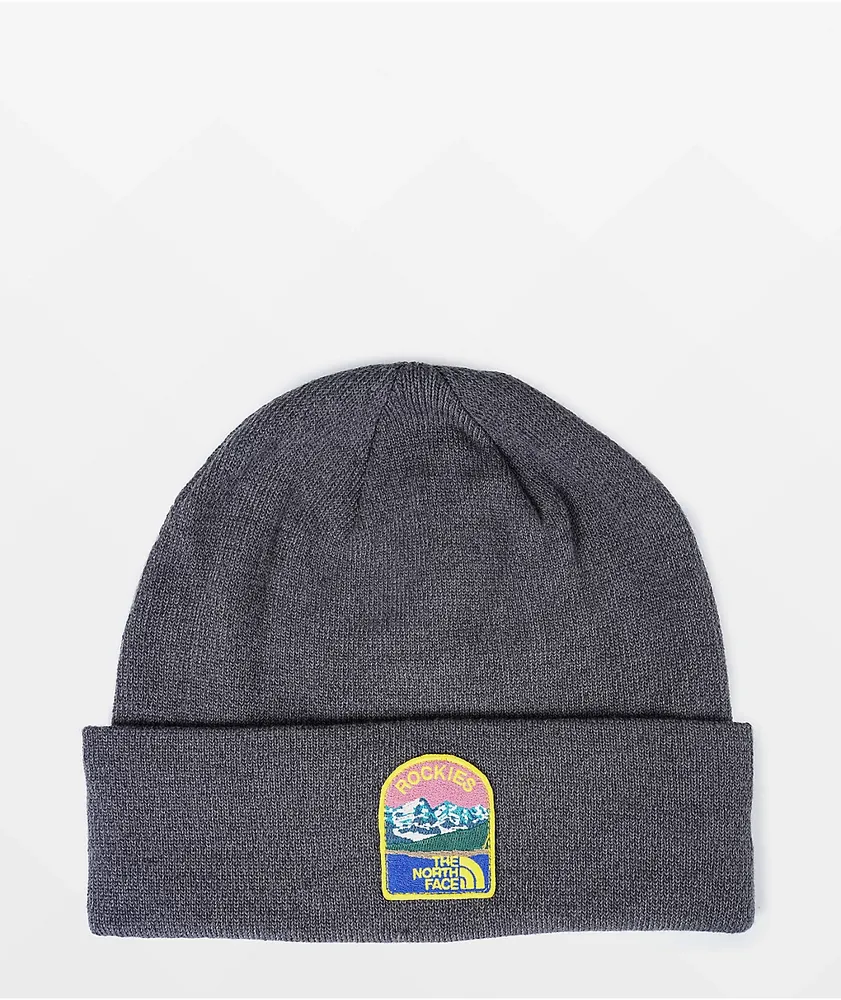 Sportsman Patch Hat - Heather Grey / Charcoal blue logo