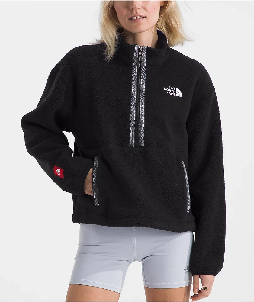 The North Face Fleeski Black Half Zip Sweatshirt