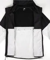 The North Face Flyweight Black & Grey Windbreaker Jacket