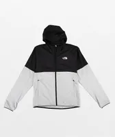 The North Face Flyweight Black & Grey Windbreaker Jacket