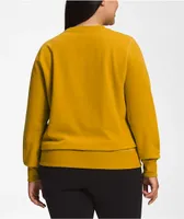 The North Face Heritage Patch Yellow Crewneck Sweatshirt