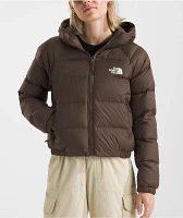 The North Face Hydrenalite Down Brown Puffer Hoodie