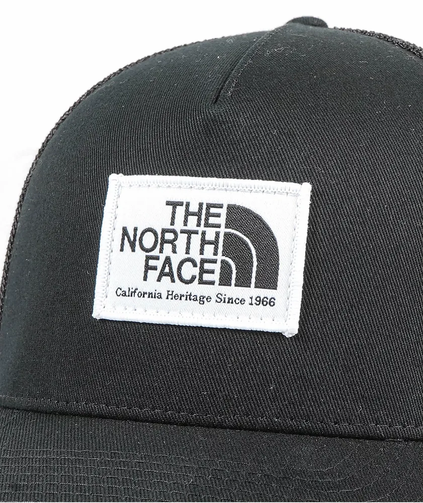 The North Face Keep It Patched Black & White Trucker Hat