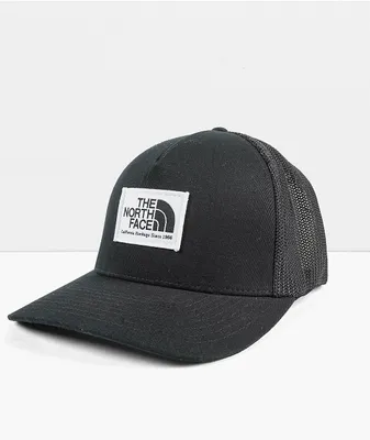 The North Face Keep It Patched Black & White Trucker Hat