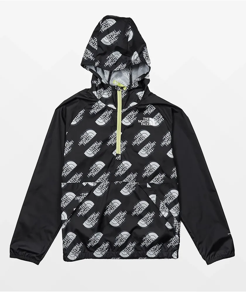The North Face Kids Printed Packable Black Jacket