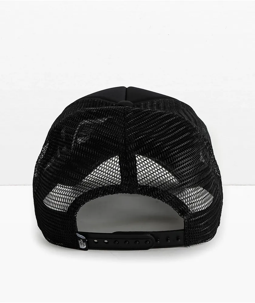 The North Face Logo Black Trucker Hat