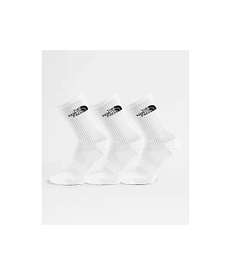 The North Face Multisport Cush 3 Pack White Crew Socks