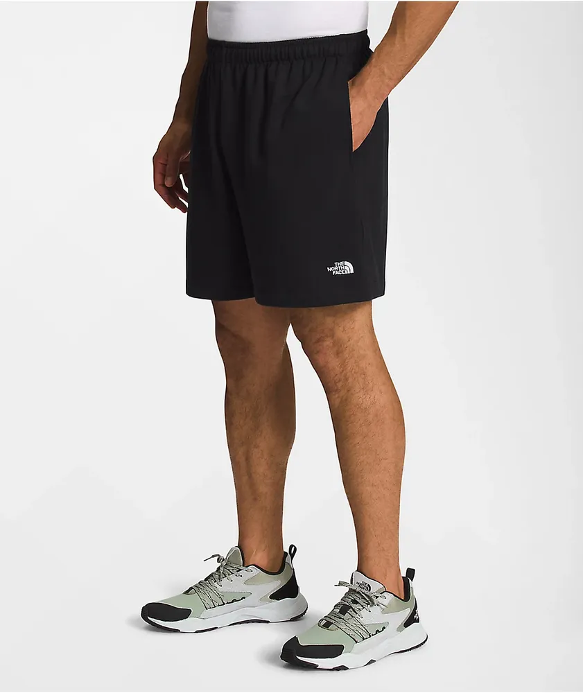 The North Face Simple Logo Black Sweat Shorts