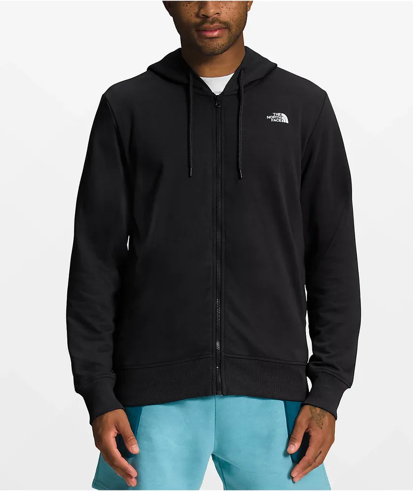 The North Face Simple Logo Black Zip Hoodie