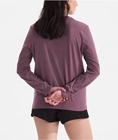 The North Face Snow Midnight Mauve Long Sleeve T-Shirt