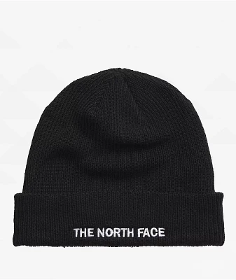 The North Face Urban Embroidered Black Beanie