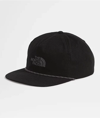 The North face Norm 5-Panel Black & Asphalt Grey Strapback Hat