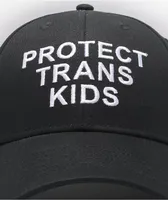 The Phluid Project Protect Trans Kids Black Strapback Hat
