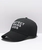 The Phluid Project Protect Trans Kids Black Strapback Hat