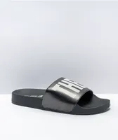 The Phluid Project They Them Black & White Slide Sandals