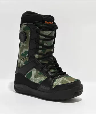 ThirtyTwo Diesel Hybrid Lace & Boa Camo Snowboard Boots 2024