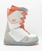 ThirtyTwo Lashed Zeb Powell White & Orange Snowboard Boots 2023