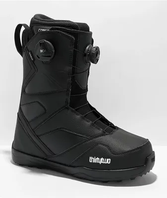 ThirtyTwo STW Double Boa Black Snowboard Boots