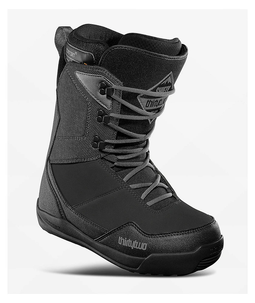 ThirtyTwo Shifty Black Snowboard Boots 2025