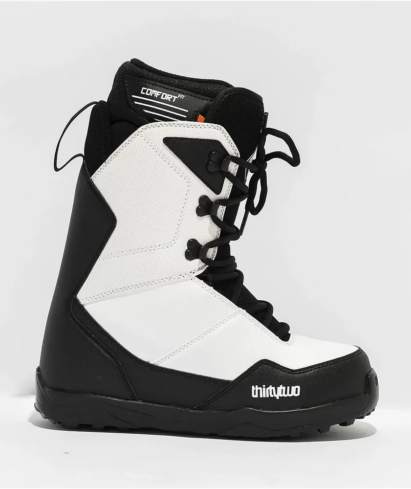 ThirtyTwo Shifty Lace Black & White Snowboard Boots 2024