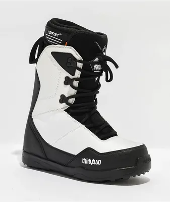 ThirtyTwo Shifty Lace Black & White Snowboard Boots 2024