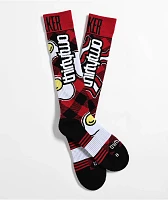 ThirtyTwo Walker Signature Red Merino Snowboard Socks