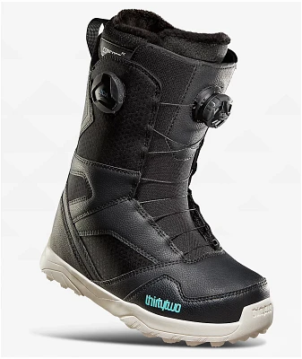 ThirtyTwo Women's STW Double BOA Black Snowboard Boots 2025