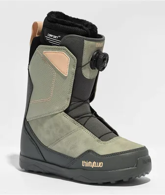 ThirtyTwo Women's Shifty Boa Stone & Black Snowboard Boots 2024