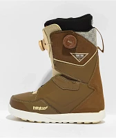 ThirtyTwo x Crab Grab Lashed Double Boa Brown Snowboard Boots 2024