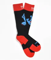 ThirtyTwo x Santa Cruz Black Snowboard Socks