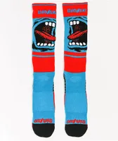 ThirtyTwo x Santa Cruz Blue Snowboard Socks