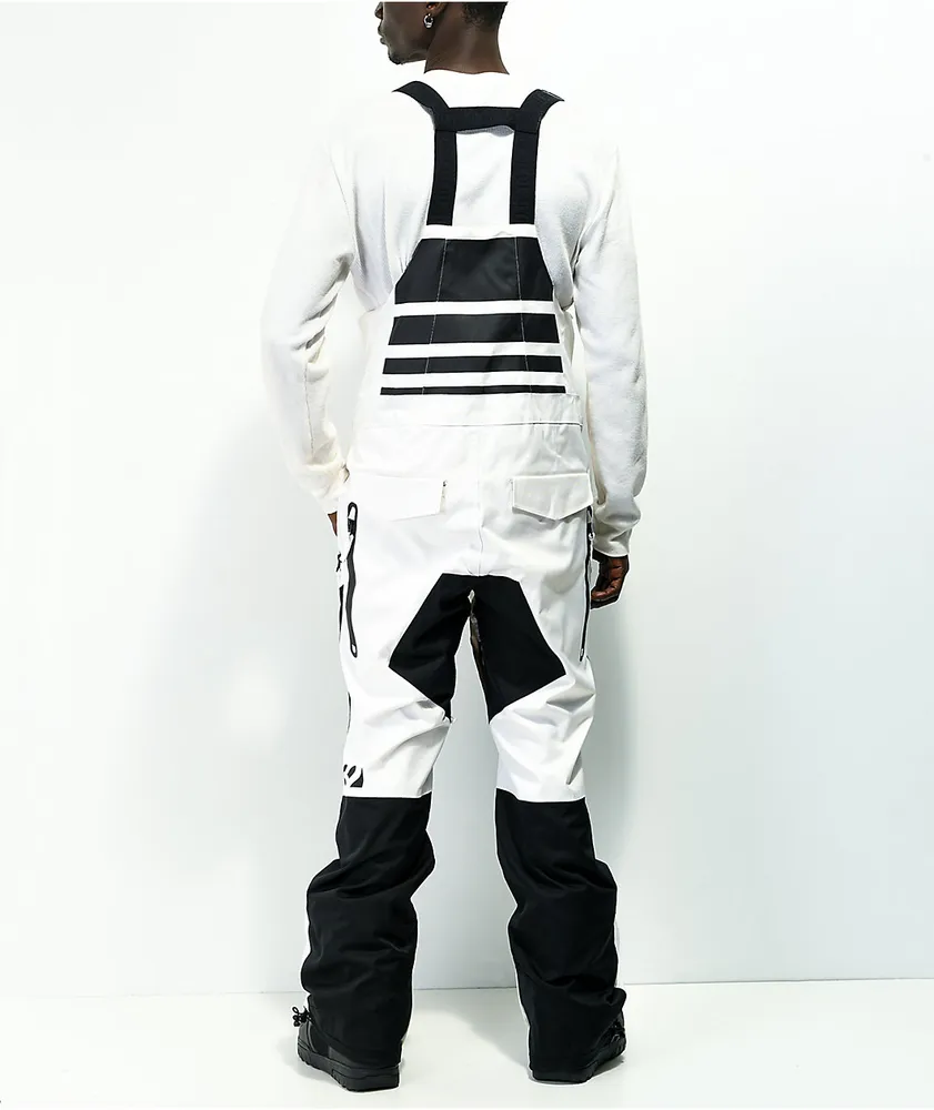 ThirtyTwo x Spring Break Black & White 20K Bib Snowboard Pants