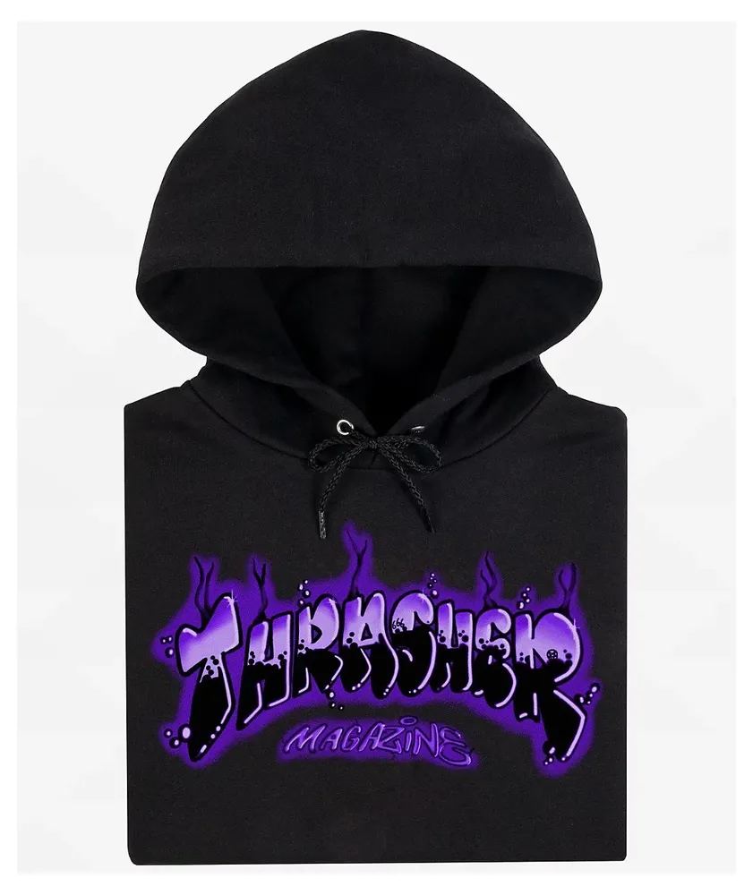 Thrasher Airbrush Black Hoodie