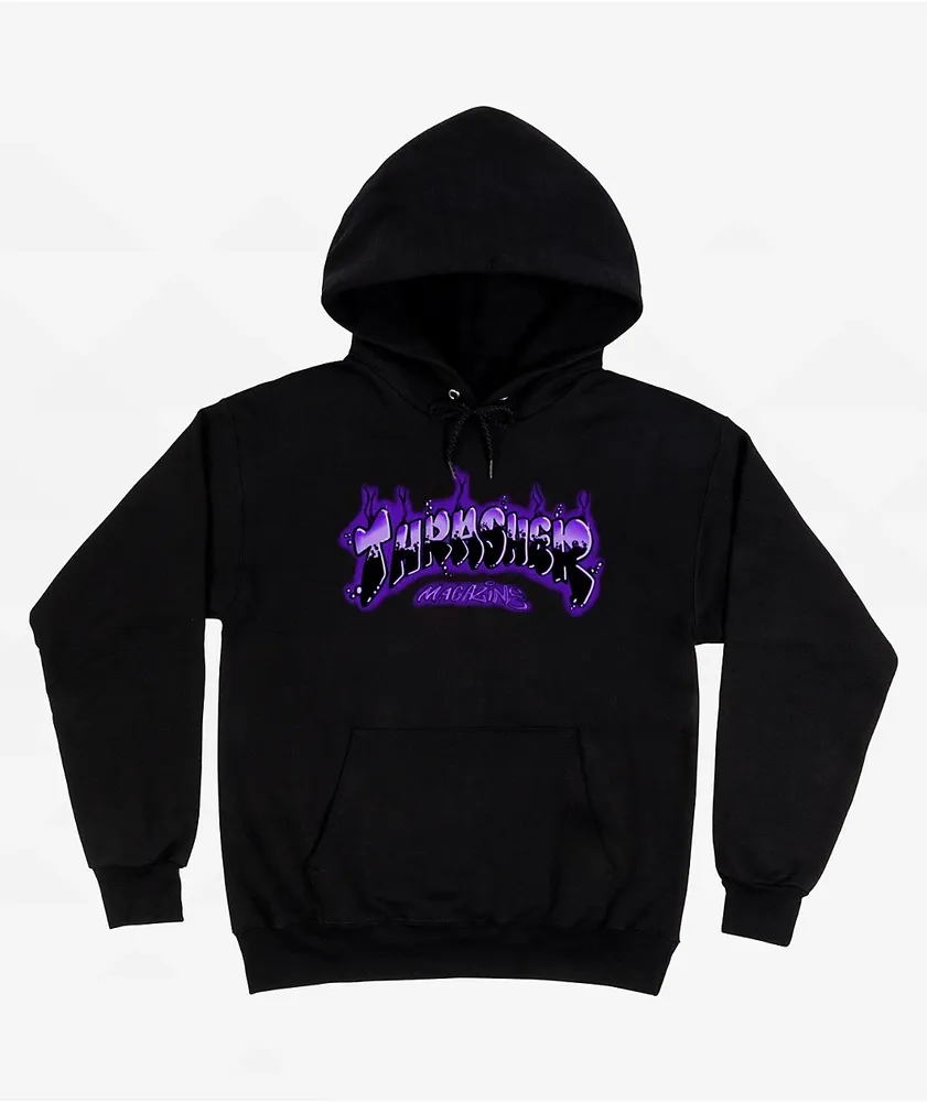 Thrasher Airbrush Black Hoodie