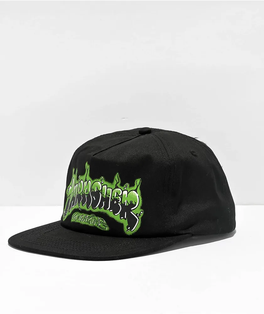 Thrasher Airbrush Black Snapback Hat