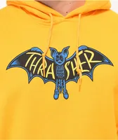 Thrasher Bat Gold Hoodie
